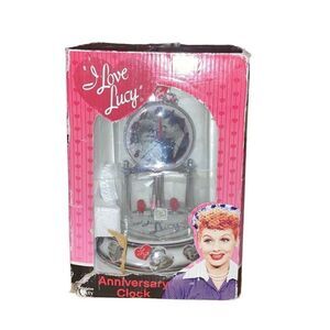 NWT New in Box I Love Lucy Anniversary Vtg Collectible Decorative Standing Clock